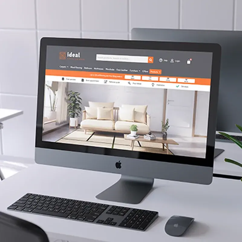Ideal website designed by AGRSoft