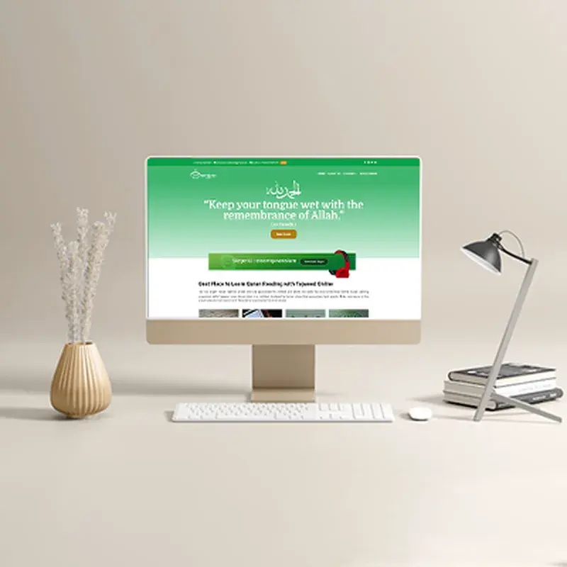 eLearn Quran website designed by AGRSoft