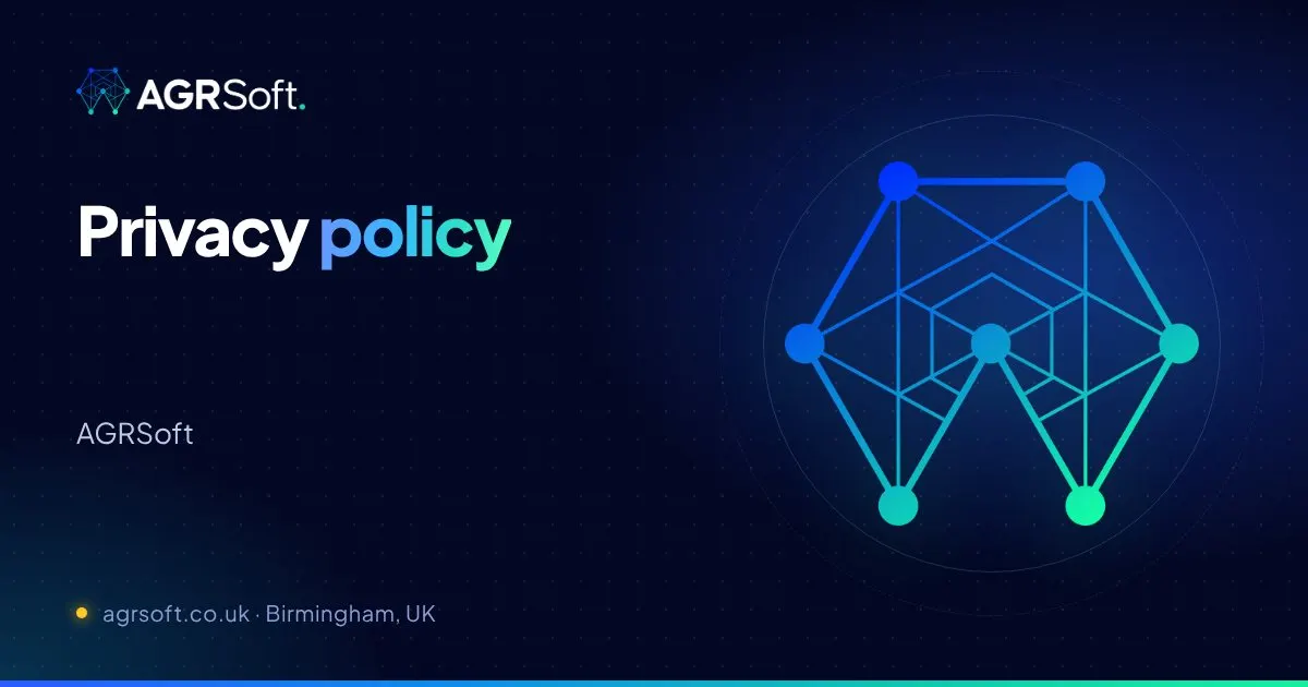 AGRSoft privacy policy